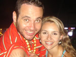 Dany e Dayane Borsatto no show do Charlie Brown Jr no Planeta SC 2009 
