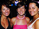 Bianca Marchini, de rosa, com as minhas amigas no Planeta 2007 