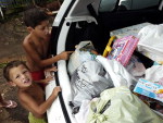 Elas no ganharam presentes no Natal.