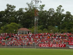 Torcida colorado superlotou o espao da Associao Geremia para acompanhar o jogo-treino entre Inter x Inter-B