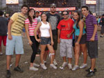 Fernando Holderbaum e os amigos Luis, Jana, Mimi, Anderson, Juliano e Carol no Planeta 2009