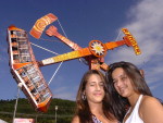 Planeta Atlntida 2010 em Florianpolis. Laura ozrio e Jssica Osrio.