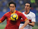 Roma 3x0 Genoa – Com dois gols de Luca Toni (foto), a Roma venceu o Genoa por 3 a 0 neste domingo
