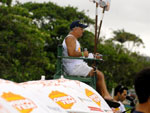 A chuva e o vento deixaram a disputada ainda mais acirrada