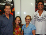 Evelyn Silveira Ito e a me, Elzira Silveira Ito, em um encontro inesquecvel com Victor&Leo