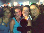 Taise Dias e as amigas antes do show do Victor &amp; Leo