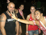 Beto, Lidiane, Fran e Mari na expectativa para o show da Chimarruts