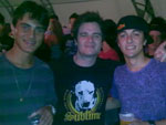 Kleber Kjellin, Marcelo (Banda Strike) e Matheus Souza 