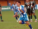 Eltinho aps concluir a cobrana de pnalti