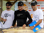 A prancha estilo vintage foi um dos prmios do Expression Surf