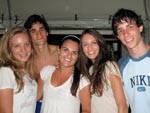 Ana Carolina, Ricardo, Camila, Giuliana e Daniel