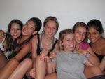 Giovanna, Louise, Dominique, Jlia, Amanda e Manoella