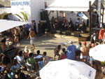 Muita gente foi conferir o som da banda no Villa del Mar