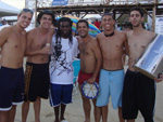 Walter Rodrigues (esq.), Diego Costa, Tinga, Lucas Martin, Bruno Casanova e Filipe Franke 