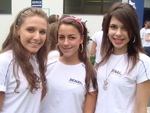 Letcia Pellin, Maria Carolina e Giulia Fernandez