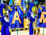 Nome da escola  exaltado na abertura do desfile da Bambas.