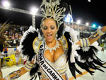 A rainha do Carnaval desfilou pela Protegidos.