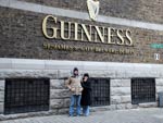 Andr� N�hrich e Carol Lapolli, de Blumenau, em Dublin, Irlanda - Dezembro de 2009