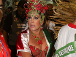 Susana Vieira se preparando para o desfile da Grande Rio