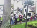 O leitor Evandro Mendes mandou imagens do incndio que ocorreu na Rua das Palmeiras na manh de quinta-feira (18).
