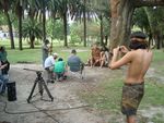 Grupo Indgena Basquad Inchal no Parque Rodo em Montevidu - Os ltimos Charruas