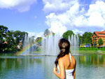A foto foi tirada no lago joaquina Bier, em Gramado, RS