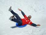 Jaime Spindler, de Novo Hamburgo: &quot;Esquiando na neve&quot;
