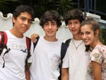 Rodrigo, Carlos, Pedro e Isadora