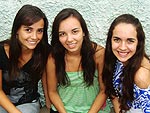 Andressa Hubner, Thailini Mello e Luciane Caurio