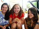 Letcia Farias, Caroline Siqueira e Augusta Santos