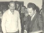 Luiz Henrique e Pedro Ivo Campos durante inaugurao de obra