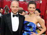 Atores Maggie Gyllenhaal e Peter Sarsgaard no Oscar 2010