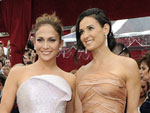 Jennifer Lopez e Demi Moore no Oscar