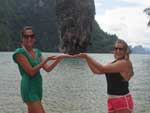 Rochele Adams, de Venncio Aires: &quot;Segura essa, James Bond Island&quot;