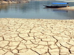 A seca que atinge a Tailndia se reflete no cotidiano de 60 milhes de pessoas no pas. Os nveis do Rio Mekong, na provncia de Chiang Rai, so os mais baixos em 20 anos