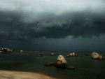 Praia de Itaguau, em Florianpolis
