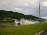 Alagamento no Sul da ilha de Santa Catarina