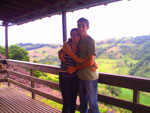 Nesta foto estamos eu e meu namorado Hermes Vergara em Ametista do Sul, a famosa cidade das Pedras Preciosas. Saimos de Pelotas de moto ( com uma XTZ), junto com a minha sogra Cleunice (de YBR) e uma amiga Adriana (de BROS) e fomos at Irai. Passamos por Mata, Pananbi, Ametista do Sul, Irai, Soledade, Santa Cruz e retornamos  Pelotas. A viagem foi inesquecivel, conhecemos cidades maravilhosas e lugares espetaculares!