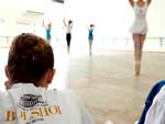 Imagens dos ensaios da escola Bolshoi.