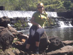 Eu Liliane Pereira, no paredo da cidade Minas do Camaqu RS.  lindo