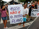 Moradores foram s ruas para demonstrar rejeio  proposta de adensamento populacional do bairro