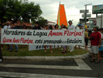 Moradores foram s ruas para demonstrar rejeio  proposta de adensamento populacional do bairro