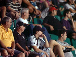 Torcida assistia a partida apreensiva