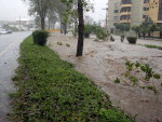 Imagem do alagamento em Lages