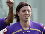 Fiorentina 4x1 Udinese - Campeonato Italiano - Mario Santana comemora com Riccardo Montolivo aps marcar gol