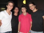 Otvio, Jean, Fernando e Lucca