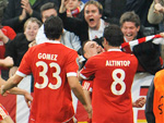 Bayern Munich 2x1 Manchester United - Liga dos Campees - Rooney, do Manchester United abriu o placar para os visitantes, mas o Bayern virou, com gols de Ribry e Olic, aos 47 do segundo tempo