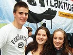 Roberto Calegari, Luana Powaczuk e Giulia Beltrame