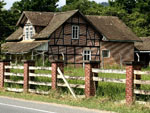 Casa enxaimel antiga na itoupava central