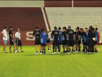 Realizaram tambm atividades com bola em campo reduzido